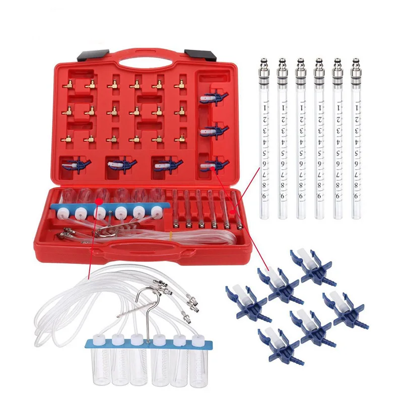Diesel Injector Tester Tools Common Rail Car Diagnostic tool Flow Kit Auto Nozzle Fuel Injectors Return Flow Metering for Trucks
Diesel Injector Tester Tools Common Rail Car Diagnostic tool Flow Kit Auto Nozzle Fuel Injectors Return Flow Metering for Trucks