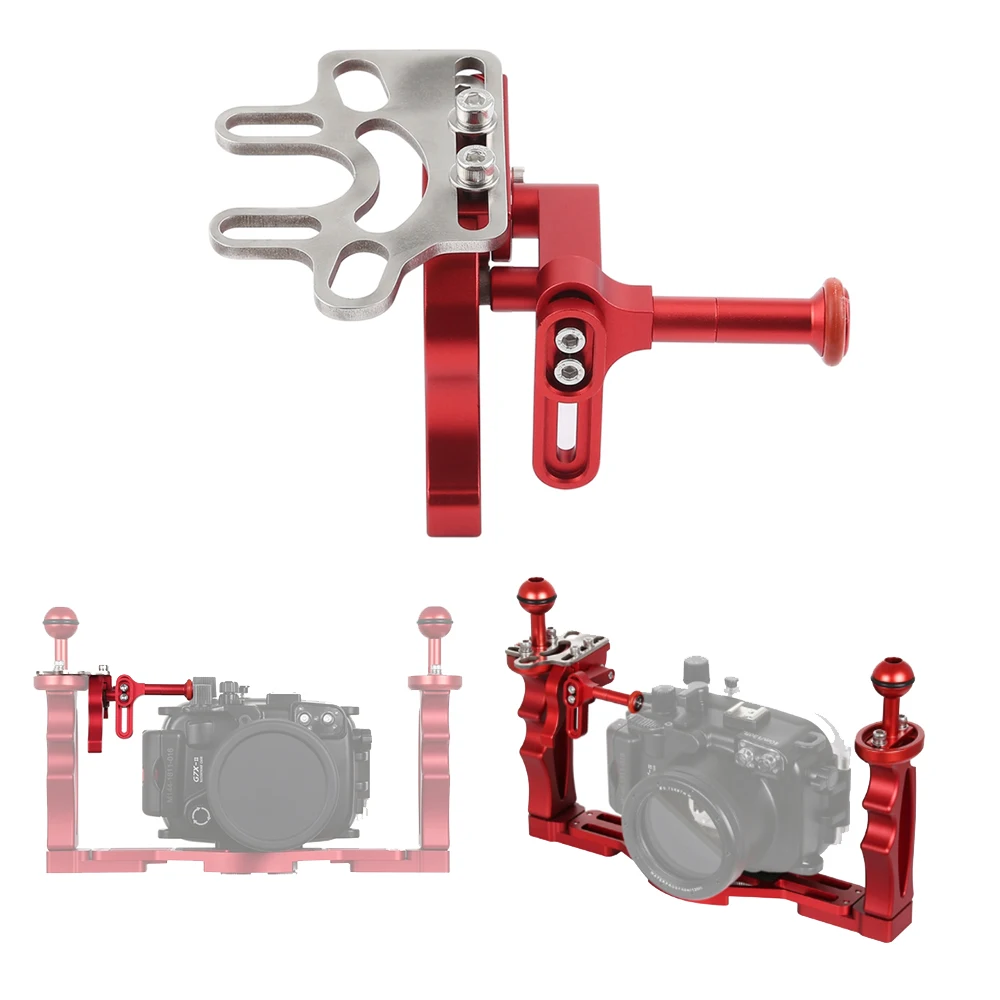 PULUZ Dual Handheld Handle Hand Grip Stabilizer with Shutter Release Trigger Extension Adapter Lever Mount for Gopro Camera
PULUZ Dual Handheld Handle Hand Grip Stabilizer with Shutter Release Trigger Extension Adapter Lever Mount for Gopro Camera