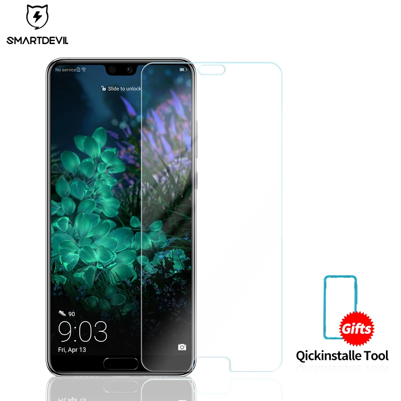 Защитное закаленное стекло SmartDevil для Huawei P20 Pro Защитная пленка с защитой от
