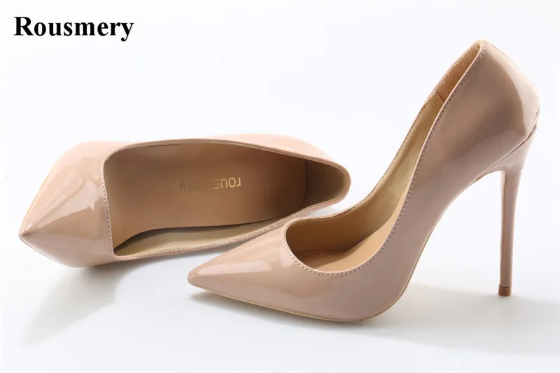 Women Classical Design Pointed Toe Black Nude Patent Leather Pumps Brand Shoes 10cm 12cm Formal High Heels Cheap Wedding Shoes
Women Classical Design Pointed Toe Black Nude Patent Leather Pumps Brand Shoes 10cm 12cm Formal High Heels Cheap Wedding Shoes