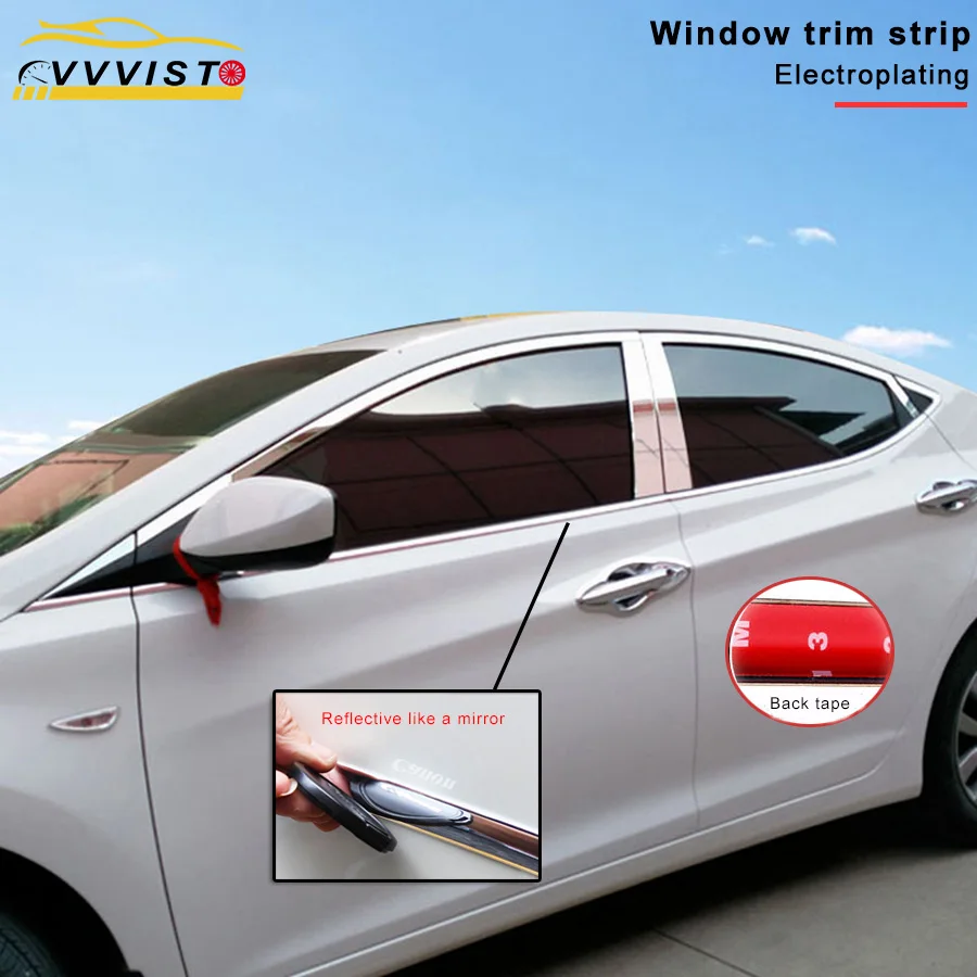 VVVIST Автомобильная наклейка 18 мм 20 30 автоматическая защита оконная дверная 1 м
