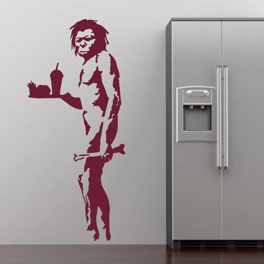 Banksy Fast Food Caveman Graffiti Wall Art Sticker Decal Home DIY Decoration Wall Mural Removable Bedroom Decor Sticker 129x57cm
Banksy Fast Food Caveman Graffiti Wall Art Sticker Decal Home DIY Decoration Wall Mural Removable Bedroom Decor Sticker 129x57cm