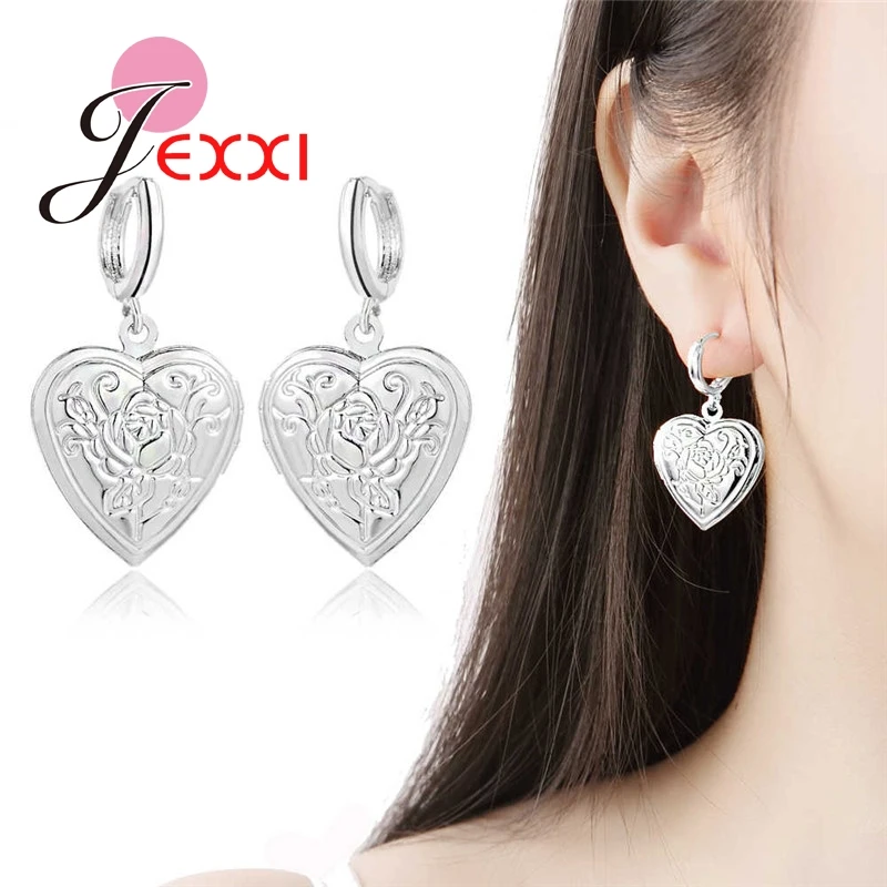 Korean Simple Style 925 Sterling Silver Heart-Shaped Female Box Love Gold Drop Earrings Vintage Pattern jewelry
Korean Simple Style 925 Sterling Silver Heart-Shaped Female Box Love Gold Drop Earrings Vintage Pattern jewelry