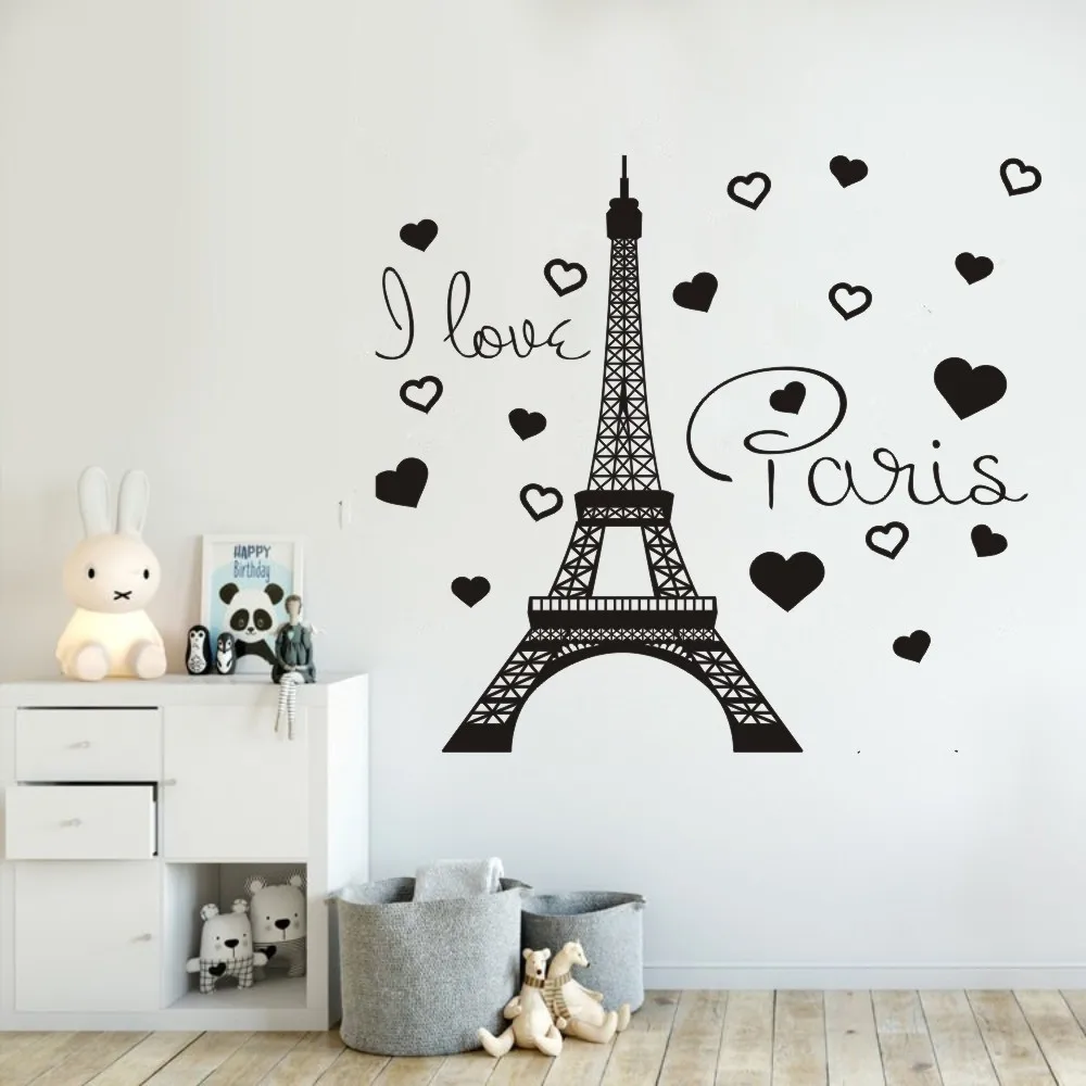 Removable I Love Paris Decal Vinyl Stickers Paris Eiffel Tower France Home Interior Kids Bedroom Living Room Decor Mural NY-371
Removable I Love Paris Decal Vinyl Stickers Paris Eiffel Tower France Home Interior Kids Bedroom Living Room Decor Mural NY-371