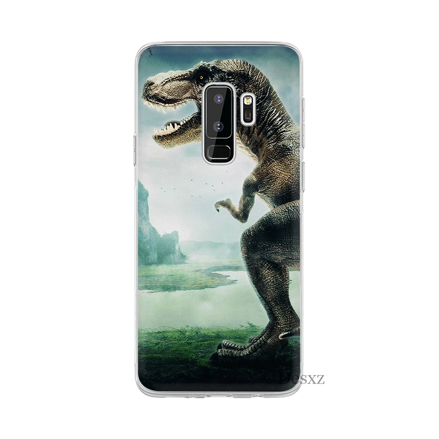 Жесткий чехол Desxz Dinosaur для Samsung A7 A9 A5 A3 A10 A30 A40 A50 A70 A8 A6 Plus | Мобильные телефоны и