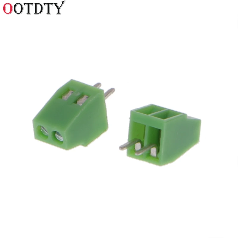 Фото OOTDTY 2018 модные Универсальные Винтовые клеммные колодки PCB 10 шт. коннектор 2 54 мм Шаг