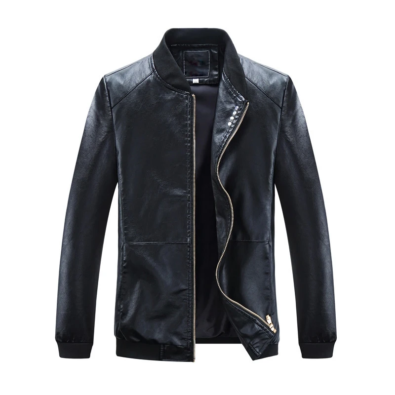 Korean Slim Men's Leather Jackets Coats Spring Autumn Casual Tops Outwear Male Motorcycle Faux Leather Jackets Four Buttons 2019
Korean Slim Men's Leather Jackets Coats Spring Autumn Casual Tops Outwear Male Motorcycle Faux Leather Jackets Four Buttons 2019