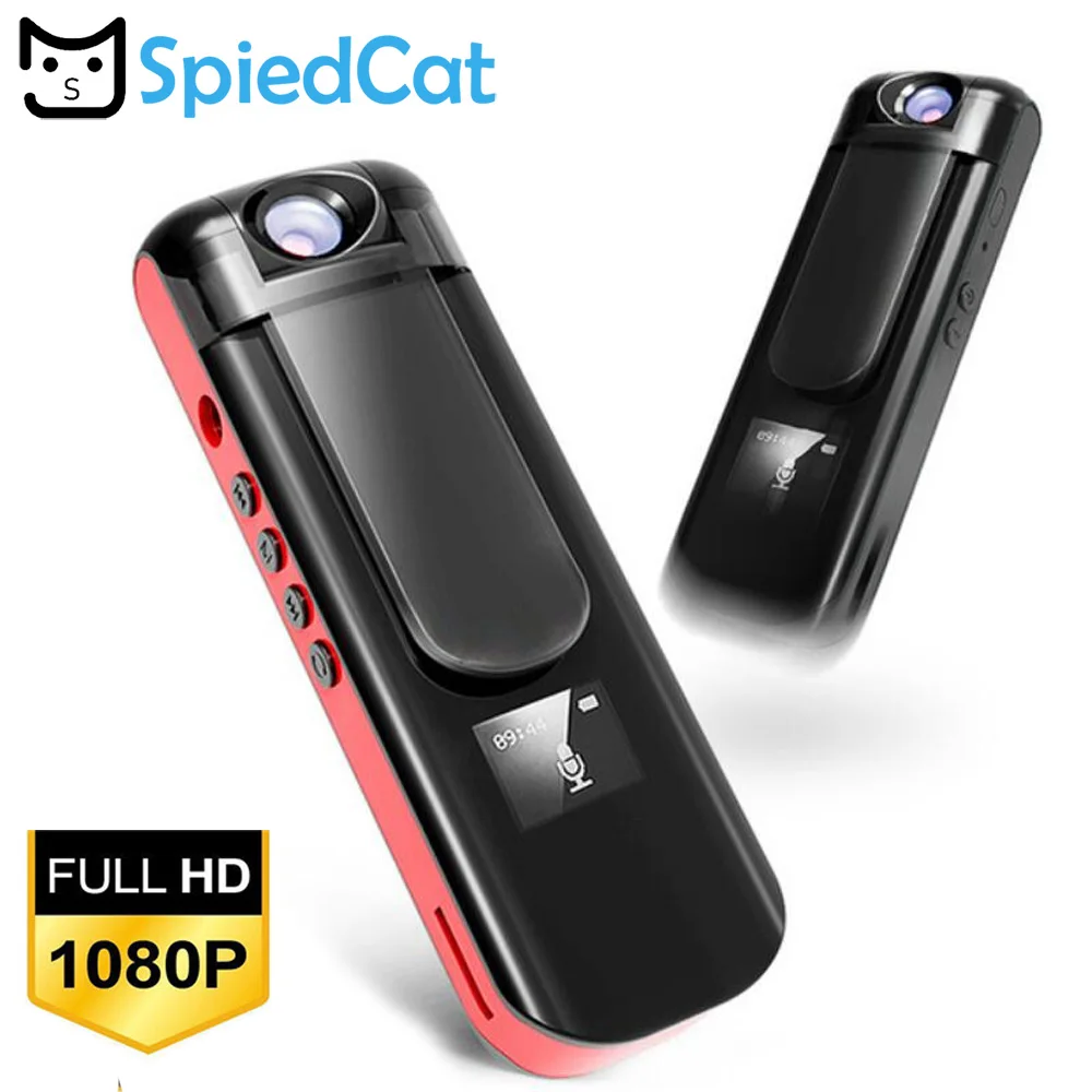 Встроенный MP3 плеер мини Камера Запись ручка 1080 P Full HD Спорт видеокамера поверните