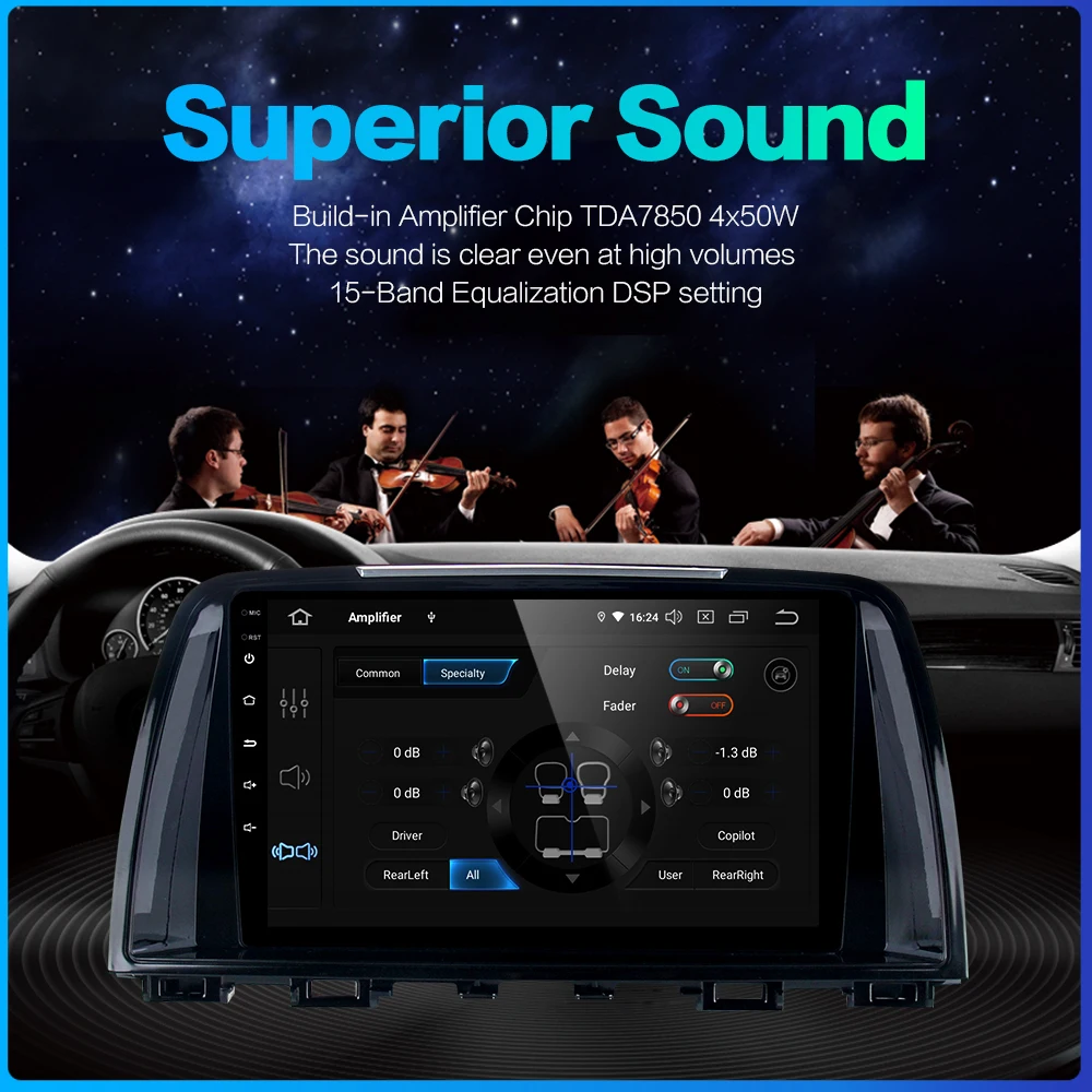 Fongent 9" Car 1 Din Radio GPS Android 9.0 for Mazda 6 Atenza 2013 2014 Navigator Bluetooth DSP 4GB RAM Car Multimedia Player
Fongent 9" Car 1 Din Radio GPS Android 9.0 for Mazda 6 Atenza 2013 2014 Navigator Bluetooth DSP 4GB RAM Car Multimedia Player