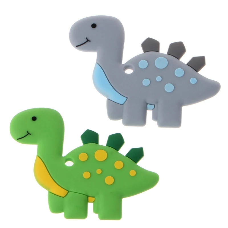 Cute Dinosaur Baby Teethers Pendant Necklace Accessory BPA Free Silicone Chew Toys
Cute Dinosaur Baby Teethers Pendant Necklace Accessory BPA Free Silicone Chew Toys