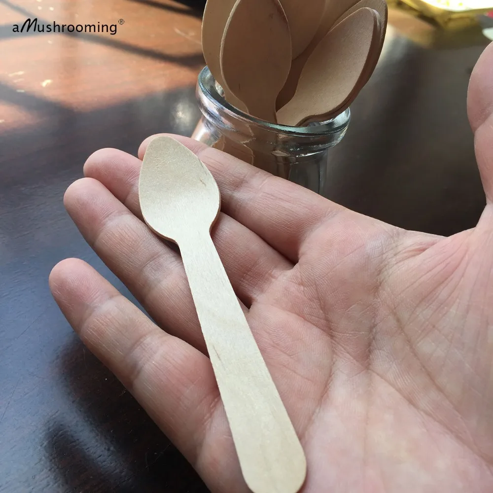 Customized Hot Stamp disposable Wood Spoons Ice Cream Scoops Stacks For Party buffet Birthday Party
Customized Hot Stamp disposable Wood Spoons Ice Cream Scoops Stacks For Party buffet Birthday Party