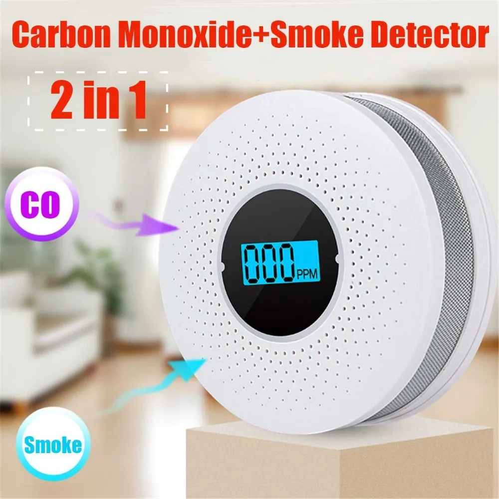 PSCBT 2 in 1 Gas Smoke Alarm Co Carbon Monoxide Detector Voice Warn Sensor Home Security Protection High Sensitive
PSCBT 2 in 1 Gas Smoke Alarm Co Carbon Monoxide Detector Voice Warn Sensor Home Security Protection High Sensitive