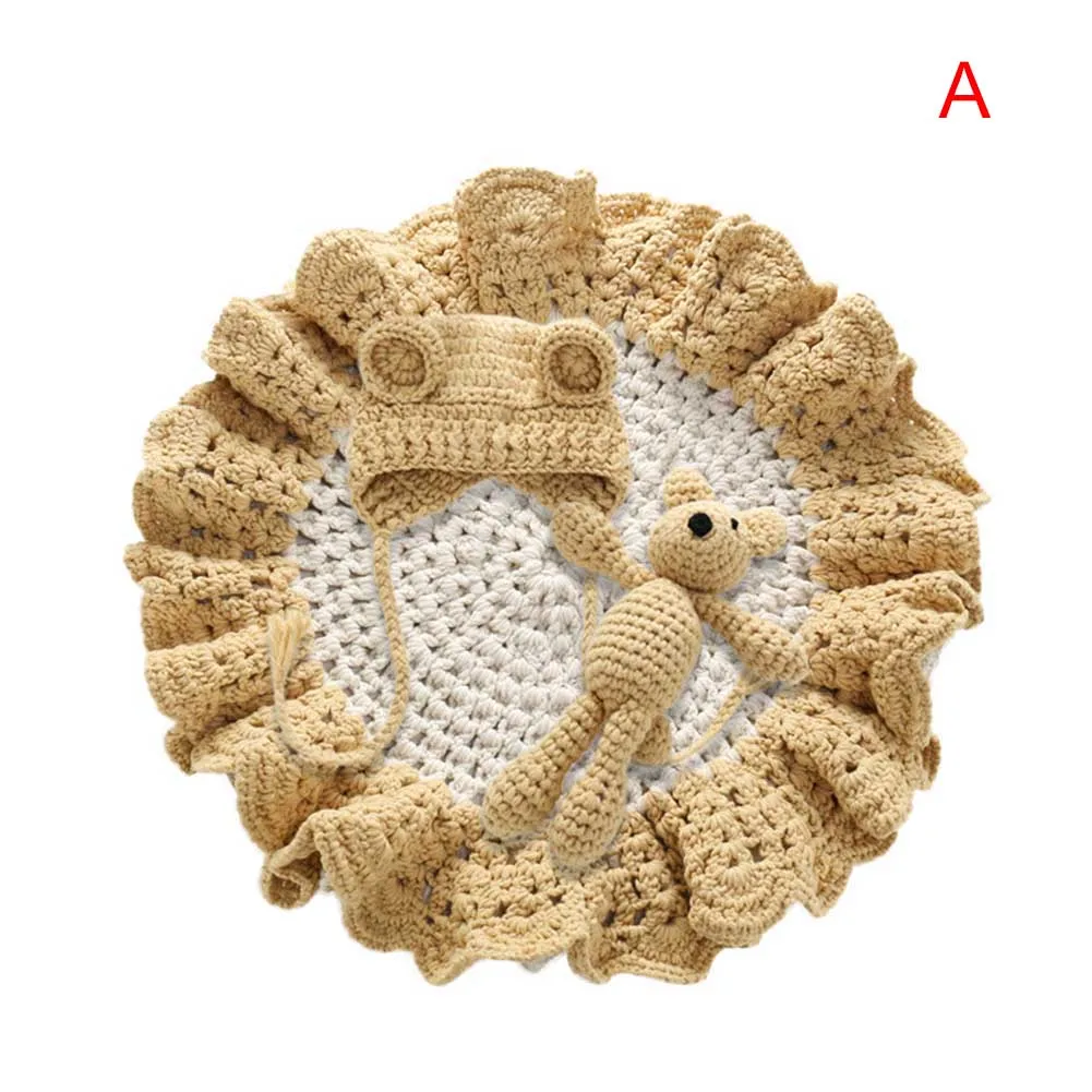 3pcs/set Newborn Photography Costume Suit Knitted Blanket+Hat+Little Bear Doll M09
3pcs/set Newborn Photography Costume Suit Knitted Blanket+Hat+Little Bear Doll M09