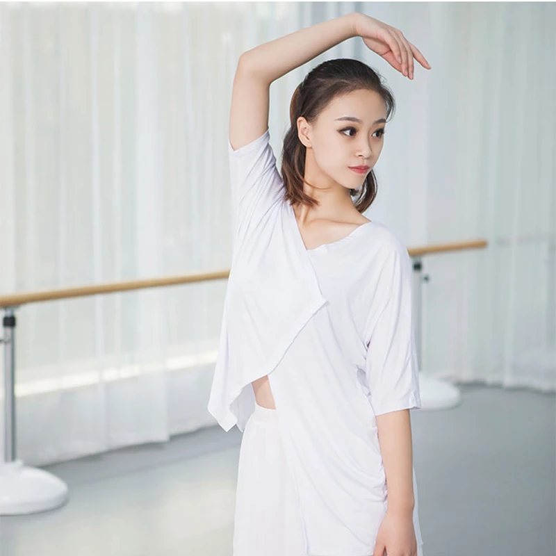 Latin Dance irregular Sexy Lumbar bevel shirts Lady Tango Tops Cha Salsa rumba modern Dance wear Yoga costumes Tee DA010
Latin Dance irregular Sexy Lumbar bevel shirts Lady Tango Tops Cha Salsa rumba modern Dance wear Yoga costumes Tee DA010
