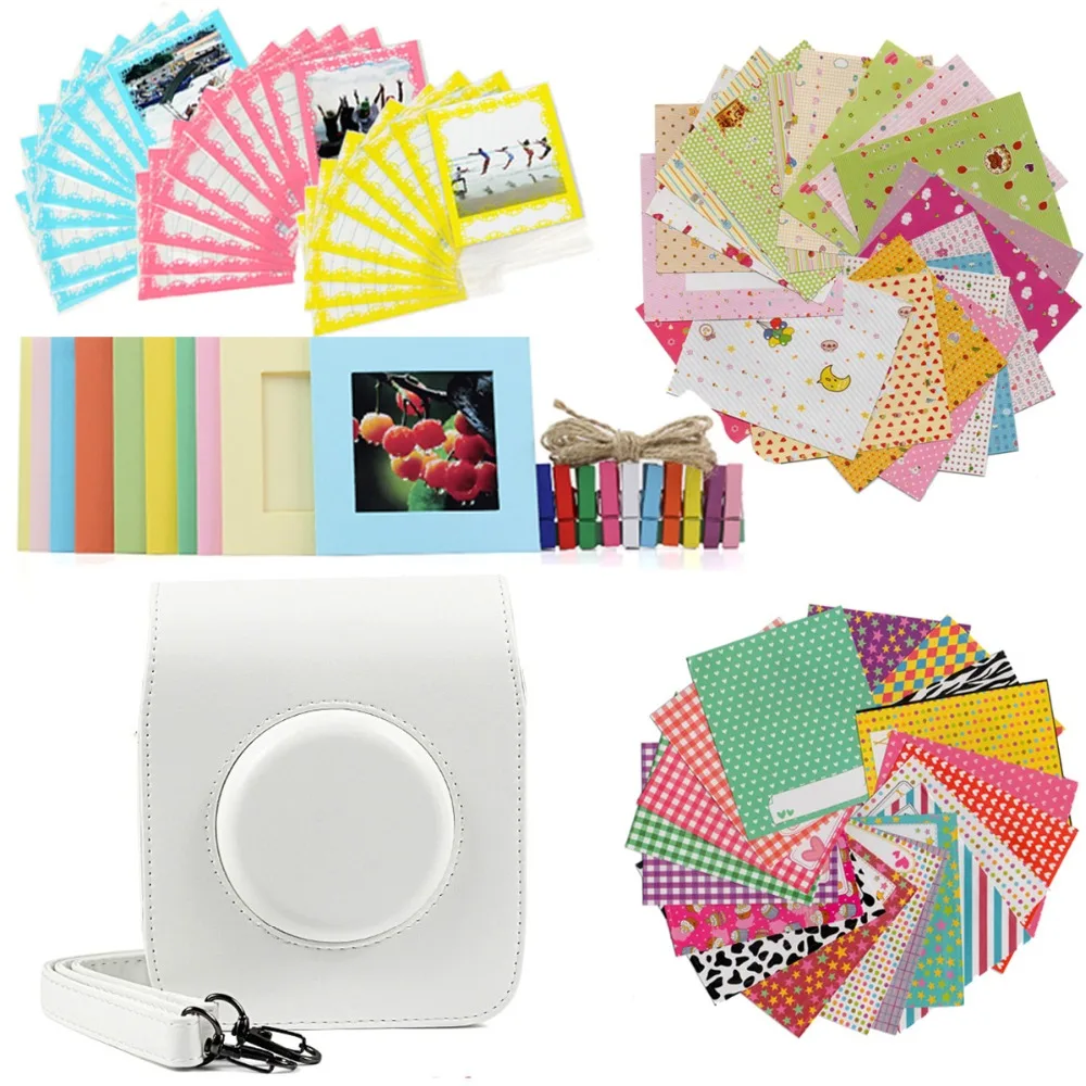 7 in 1 Accessories Set for Fujifilm Instax Square SQ20 Pack of Camera Bag Case Stickers Wall hanging frames with clips Photo Bag
7 in 1 Accessories Set for Fujifilm Instax Square SQ20 Pack of Camera Bag Case Stickers Wall hanging frames with clips Photo Bag