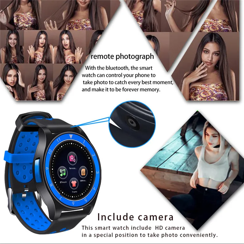 Color IPS Screen Smart Watch Phone Fitness Tracker Sport Wristwatch Support SIM TF Card Pedometer Sleep Monitor 0.3MP Camera
Color IPS Screen Smart Watch Phone Fitness Tracker Sport Wristwatch Support SIM TF Card Pedometer Sleep Monitor 0.3MP Camera