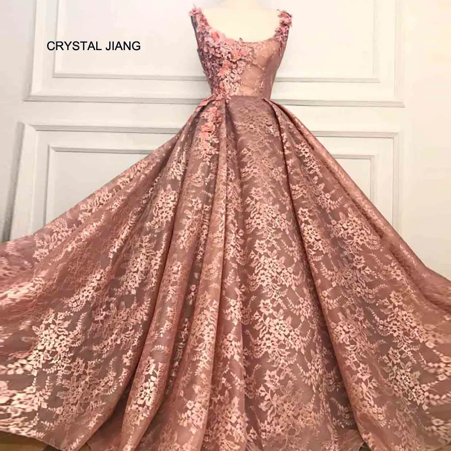 New Fashion 2018 Formal Evening Lace 3D Handmade Flowers Custom made Floor Length vestido de noiva Prom Dresses
New Fashion 2018 Formal Evening Lace 3D Handmade Flowers Custom made Floor Length vestido de noiva Prom Dresses