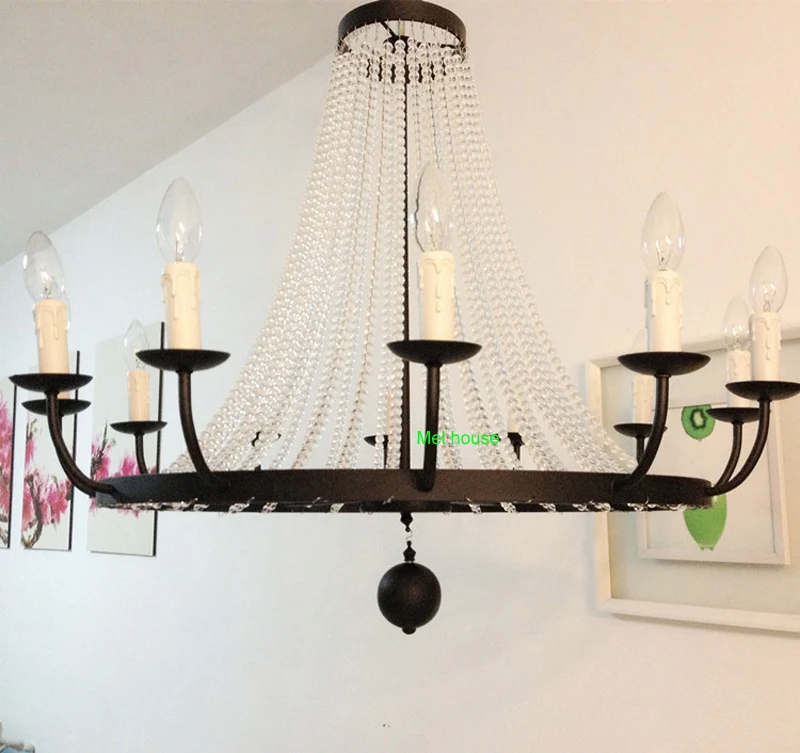 kitchen Europe style black iron candle light chandelier lampadas pendant pendentes e lustres light fixture e14 led bulb lamps
kitchen Europe style black iron candle light chandelier lampadas pendant pendentes e lustres light fixture e14 led bulb lamps