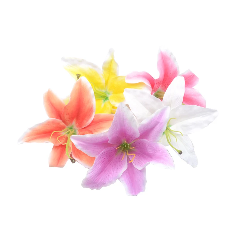 30pcs 17cm Large Lilies Silk Artificial Flower Heads For Home Wedding Party Banquet Decoration Scrapbooking Craft Fake Flowers
30pcs 17cm Large Lilies Silk Artificial Flower Heads For Home Wedding Party Banquet Decoration Scrapbooking Craft Fake Flowers