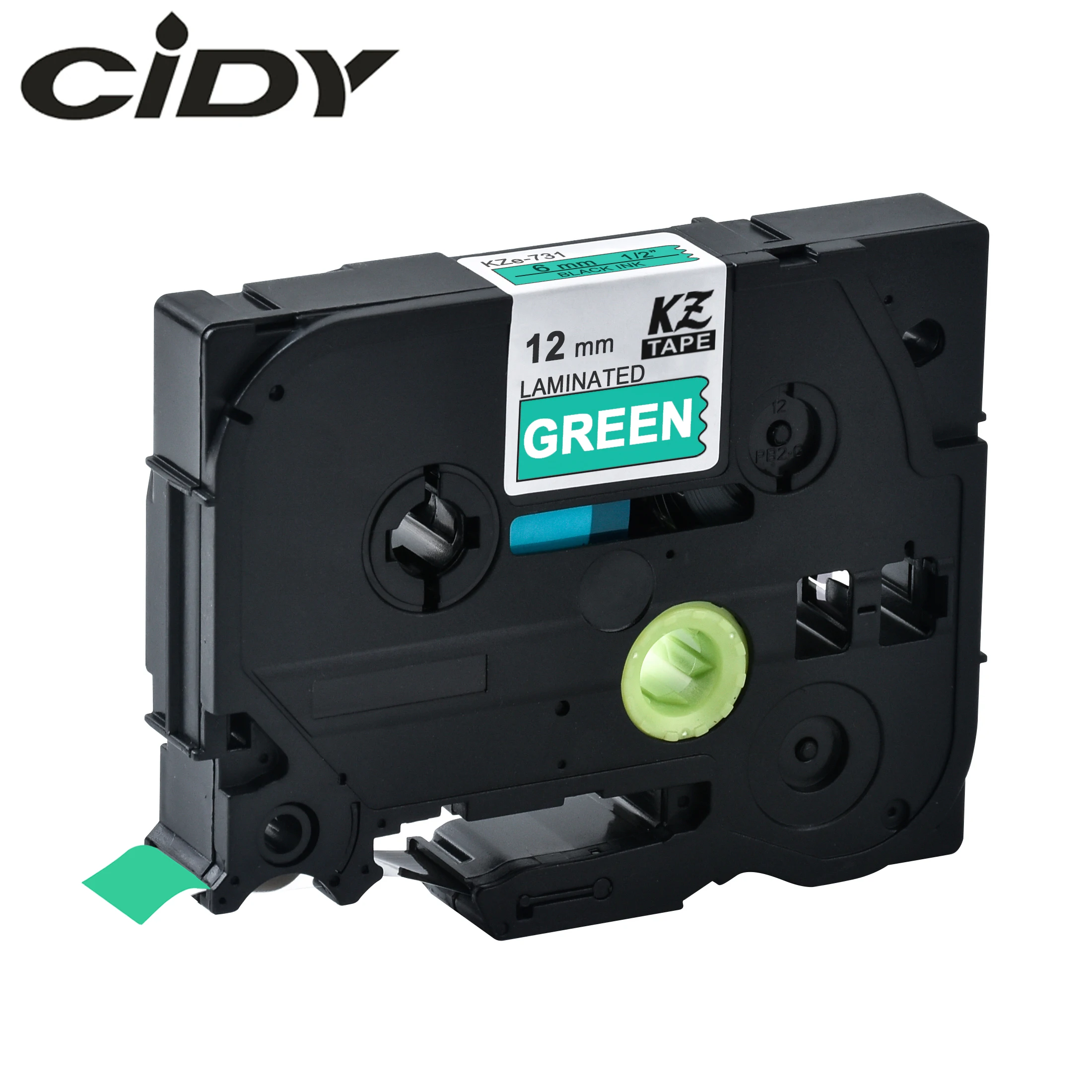 CIDY TZe 735 TZ 735 Tze735 TZ735 10pcs White on green tze compatible laminated tape for brother printers
CIDY TZe 735 TZ 735 Tze735 TZ735 10pcs White on green tze compatible laminated tape for brother printers