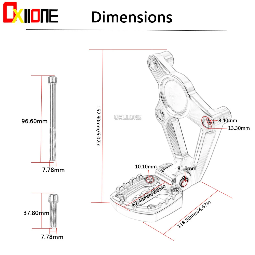 With XADV LOGO CNC Aluminum Folding Rear Motorcycle Footrest Foot Pegs Passenger Rear foot For HONDA Set X-ADV 750 XADV 17 -18
With XADV LOGO CNC Aluminum Folding Rear Motorcycle Footrest Foot Pegs Passenger Rear foot For HONDA Set X-ADV 750 XADV 17 -18