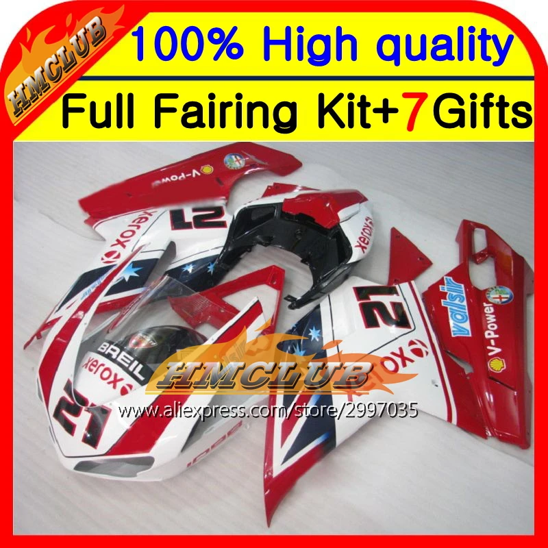 Корпус горячий для DUCATI 21 # Xerox 1098S 1198 S 848 1098S R 8HM64 07 08 09 10 11 2007 2008 красный белый 2009 2010 2011 обтекатель
Корпус горячий для DUCATI 21 # Xerox 1098S 1198 S 848 1098S R 8HM64 07 08 09 10 11 2007 2008 красный белый 2009 2010 2011 обтекатель