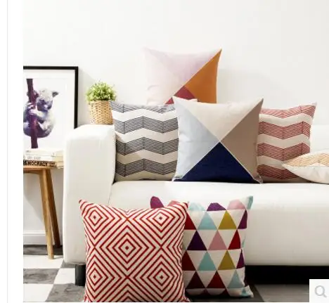 Abstract geometric csuhion cover simple pillowcase cotton linen throw pillow cover backrest home decor
Abstract geometric csuhion cover simple pillowcase cotton linen throw pillow cover backrest home decor