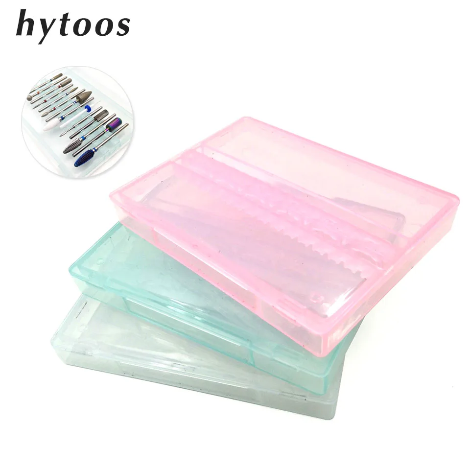 HYTOOS 14 Hole Nail Drill Bit Box 3/32" Drill Holder Stand Transparent Acrylic Plastic Display Container For Drill Accessories
HYTOOS 14 Hole Nail Drill Bit Box 3/32" Drill Holder Stand Transparent Acrylic Plastic Display Container For Drill Accessories
