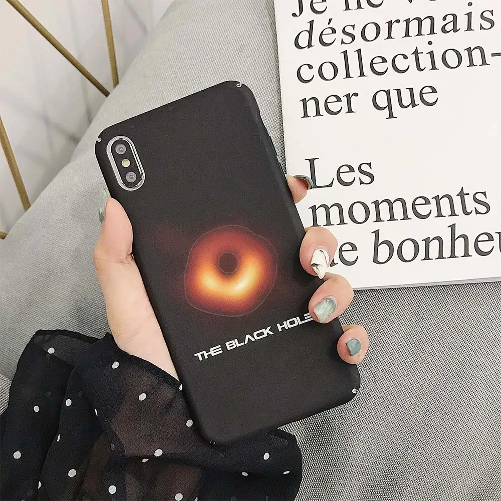 Чехол для телефона KISSCASE с черным отверстием Samsung Galaxy A7 A9 S7 Edge S9 S10 S8 J6 J4 Plus Note 8 9 A8 A6 A50