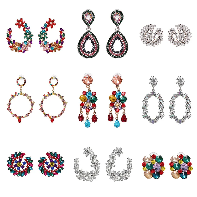 Wholesale JUJIA Simple Cheap Rhinestone Sweet Drop Earring For Women Vintage Crystal Statement Earrings Wholesale Bijoux
Wholesale JUJIA Simple Cheap Rhinestone Sweet Drop Earring For Women Vintage Crystal Statement Earrings Wholesale Bijoux