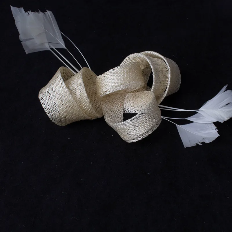Fashion Fascinator Headwear Sinamay with Feather Church Show Hair Accessories Millinery Cocktail Hats Wedding Bridal Hairstyle
Fashion Fascinator Headwear Sinamay with Feather Church Show Hair Accessories Millinery Cocktail Hats Wedding Bridal Hairstyle