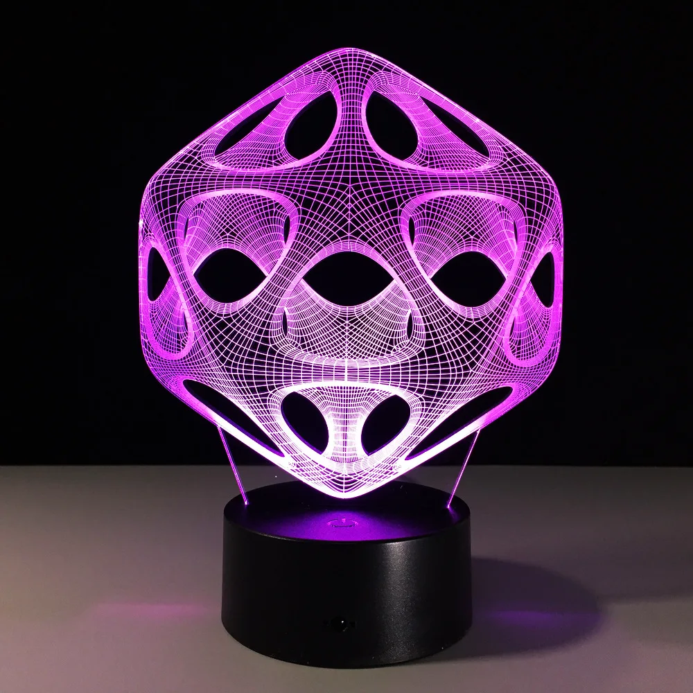 Creative abstract LED 3D Lamp Atmosphere Lamp USB led night light Remote Touch Switch 7 Color Change Bedroom Light
Creative abstract LED 3D Lamp Atmosphere Lamp USB led night light Remote Touch Switch 7 Color Change Bedroom Light