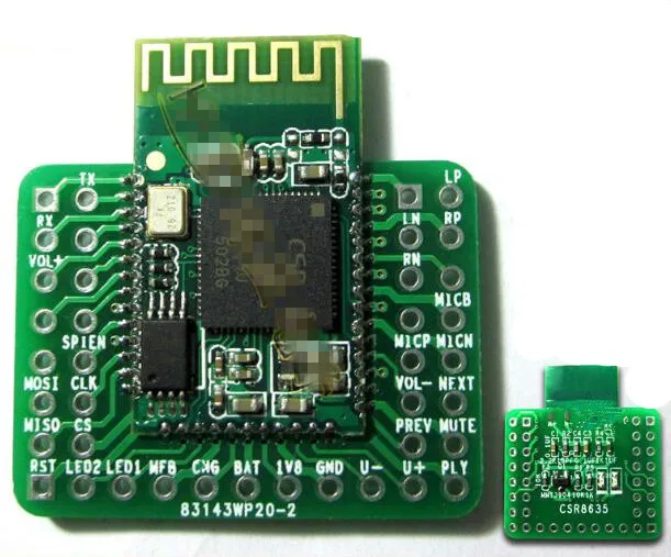 CSR8615 Bluetooth 4.0 low power mono audio module CSR8615 Bluetooth speaker amplifier DIY welding adapter board
CSR8615 Bluetooth 4.0 low power mono audio module CSR8615 Bluetooth speaker amplifier DIY welding adapter board