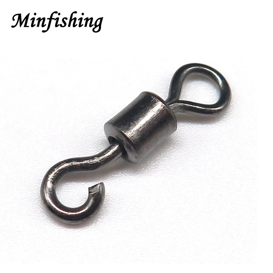 Minfishing 100pcs Open Rolling Swivels Easy Use Fishing Swivels Snap Barrel Swivel Fishing Connector Fishing Hook
Minfishing 100pcs Open Rolling Swivels Easy Use Fishing Swivels Snap Barrel Swivel Fishing Connector Fishing Hook