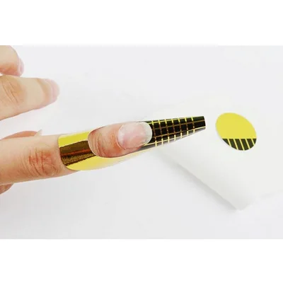 500Pcs/Roll Nail Forms Guide Art Tips Extension French DIY Tool Acrylic UV Gel Sculpting Extension Gold Nail Forms
500Pcs/Roll Nail Forms Guide Art Tips Extension French DIY Tool Acrylic UV Gel Sculpting Extension Gold Nail Forms