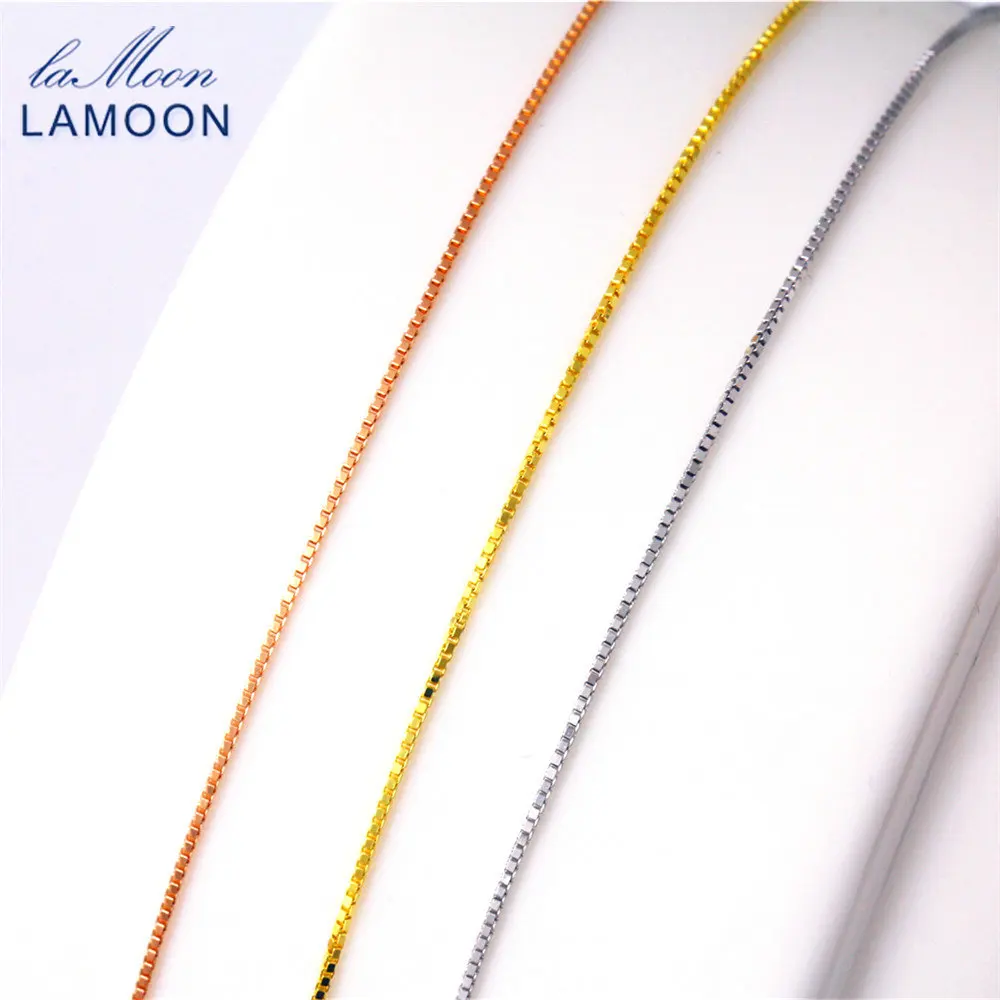 Lamoon простой 40 см + 5 см 925 пробы Серебряная коробка цепочка на шею для мужчин и женщин CI001
Lamoon простой 40 см + 5 см 925 пробы Серебряная коробка цепочка на шею для мужчин и женщин CI001