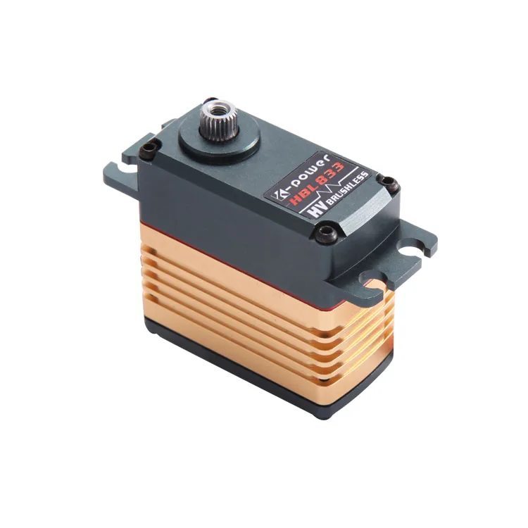 K-power HBL833 10KG/72G 0.07sec high speed 7.4V digital Titanium gear brushless Waterproof servo for rc robot boat plane car
K-power HBL833 10KG/72G 0.07sec high speed 7.4V digital Titanium gear brushless Waterproof servo for rc robot boat plane car