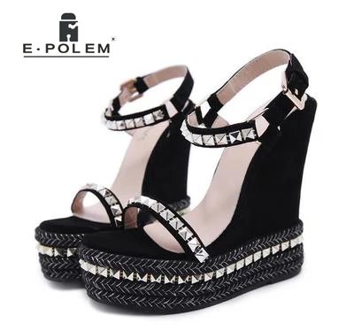 Summer Buckle Women's Sandals Flock Fish Mouth Fashion high Heel Platform Rivet Decoration Open Toes Women Sandals Shoes
Summer Buckle Women's Sandals Flock Fish Mouth Fashion high Heel Platform Rivet Decoration Open Toes Women Sandals Shoes
