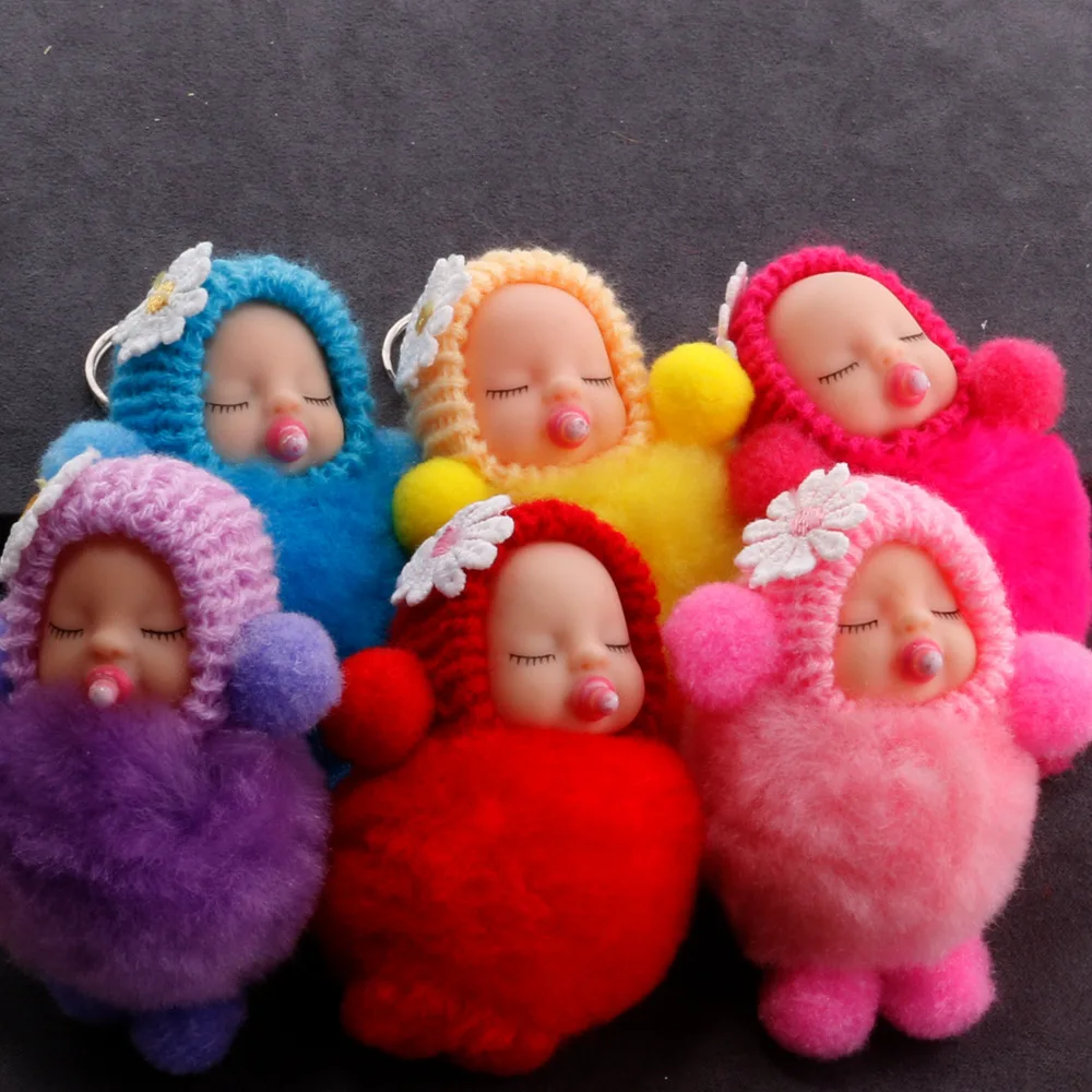Новая Милая Спящая Детская кукла женская сумка искусственная плюшевая игрушка
