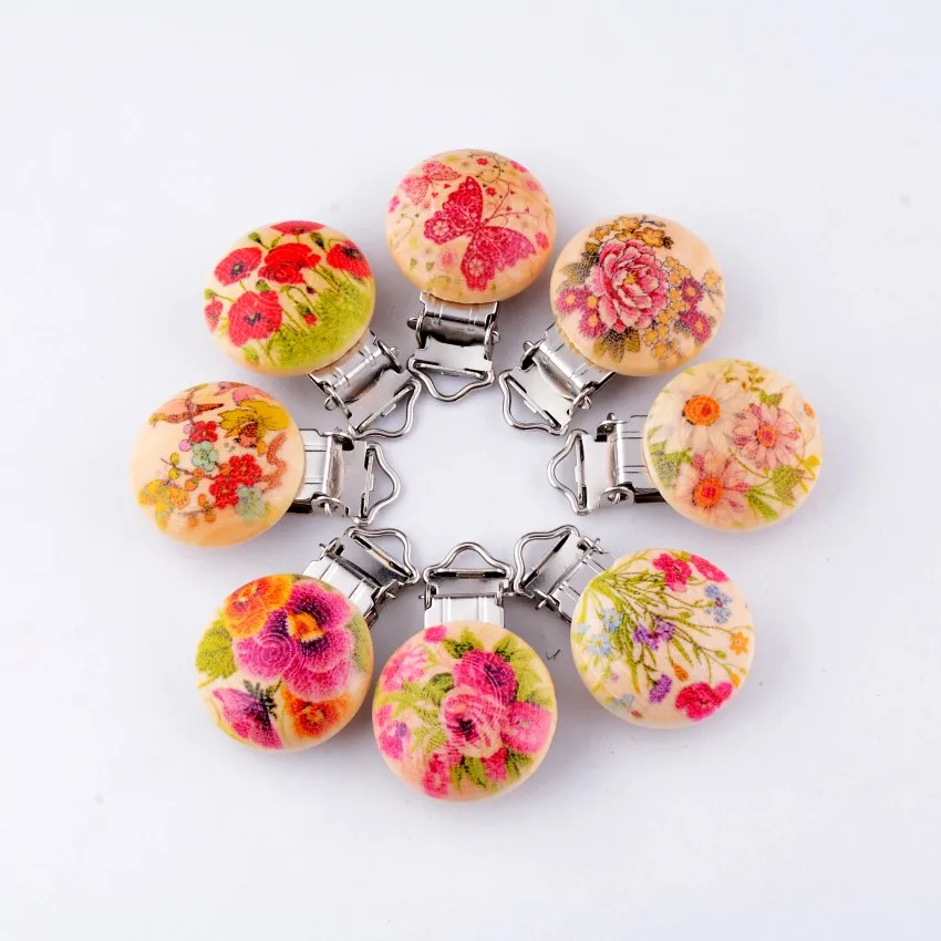 5 шт., детские соски с зажимами, смешанный цветочный узор, натуральные деревянные металлические держатели, милая соска для младенцев, застеж...
5 шт., детские соски с зажимами, смешанный цветочный узор, натуральные деревянные металлические держатели, милая соска для младенцев, застеж...