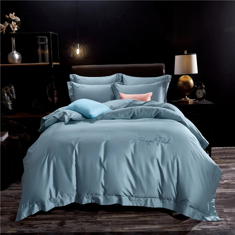 Egyptian Cotton Bedsheet set Quilt/Duvet cover Bed set Pillowcase Embroidery Luxury Bedding set Queen King size 4Pieces
Egyptian Cotton Bedsheet set Quilt/Duvet cover Bed set Pillowcase Embroidery Luxury Bedding set Queen King size 4Pieces