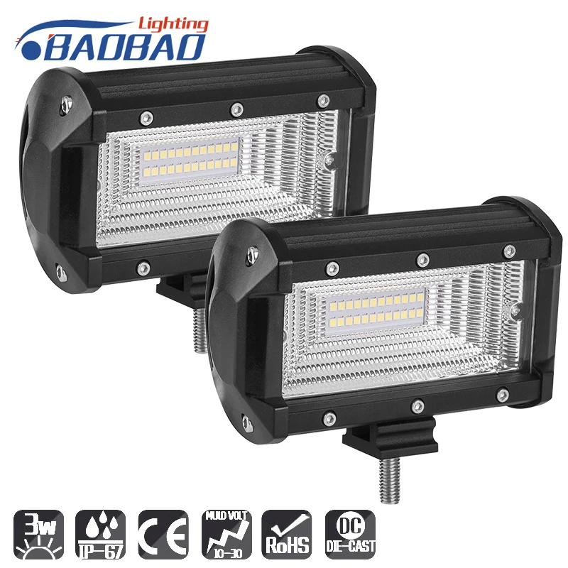 BAOBAO 36W Aluminum LED Work Light Bar Combo Offroad Foglights LED Light Bar For Off Road Vehicles SUV JEEP ATVS Trucks 12V-24V
BAOBAO 36W Aluminum LED Work Light Bar Combo Offroad Foglights LED Light Bar For Off Road Vehicles SUV JEEP ATVS Trucks 12V-24V
