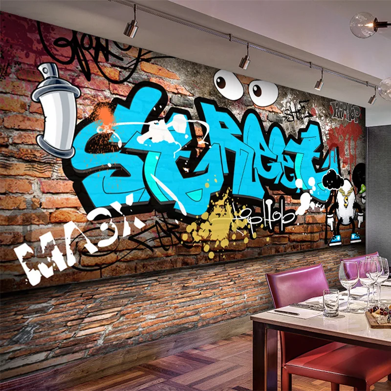 3D Stereo Street Graffiti Brick Wallpaper Children Cartoon Kids Bedroom KTV Bar Restaurant Cafe Backdrop Wall Mural Home Decor
3D Stereo Street Graffiti Brick Wallpaper Children Cartoon Kids Bedroom KTV Bar Restaurant Cafe Backdrop Wall Mural Home Decor