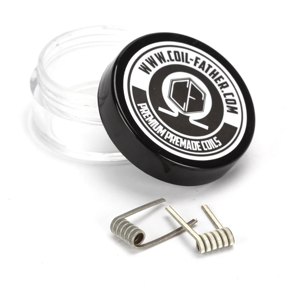 Coil Father 1 Box High Density Blue Pre-built NI80 Nichrome Premade Coil DIY RDA Mod Vaporizer Heating Coils Wire For E Cig
Coil Father 1 Box High Density Blue Pre-built NI80 Nichrome Premade Coil DIY RDA Mod Vaporizer Heating Coils Wire For E Cig