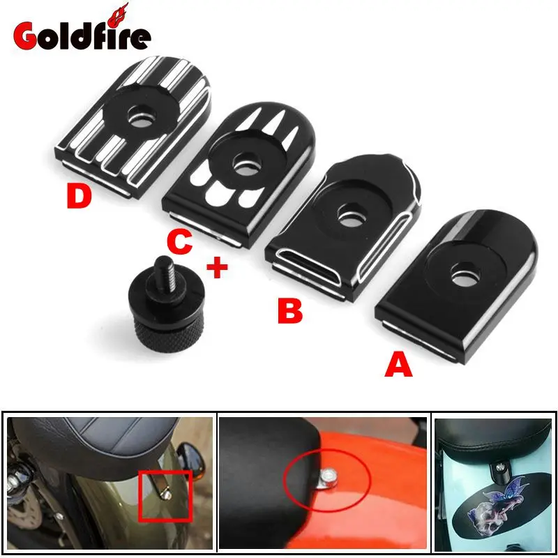 Motorcycle Seat Bolt Tab Screws Mount Knob Cover Kit For Harley Sportster Dyna Touring Cafe Racer Seat Covers kits
Motorcycle Seat Bolt Tab Screws Mount Knob Cover Kit For Harley Sportster Dyna Touring Cafe Racer Seat Covers kits