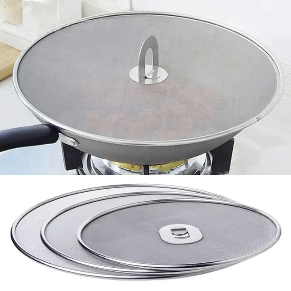1pc Stainless Steel Kitchen Rust-proof Oil Proofing Lid Filter Foldable Handle Frying Pan Cover Splatter Screen
1pc Stainless Steel Kitchen Rust-proof Oil Proofing Lid Filter Foldable Handle Frying Pan Cover Splatter Screen
