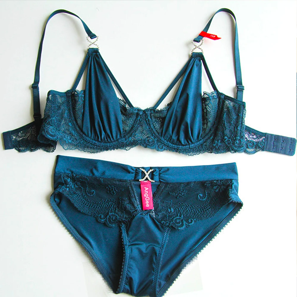 Vogue Secret Sexy Lace Plunge Bra Set Mesh Sheer Bralette Women Panty Embroidery Underwear Luxury Lingerie big size
Vogue Secret Sexy Lace Plunge Bra Set Mesh Sheer Bralette Women Panty Embroidery Underwear Luxury Lingerie big size