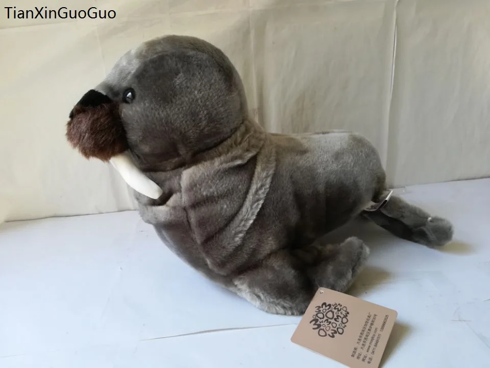dark gray walrus plush toy large 40cm soft doll throw pillow toy Christmas gift w0306
dark gray walrus plush toy large 40cm soft doll throw pillow toy Christmas gift w0306