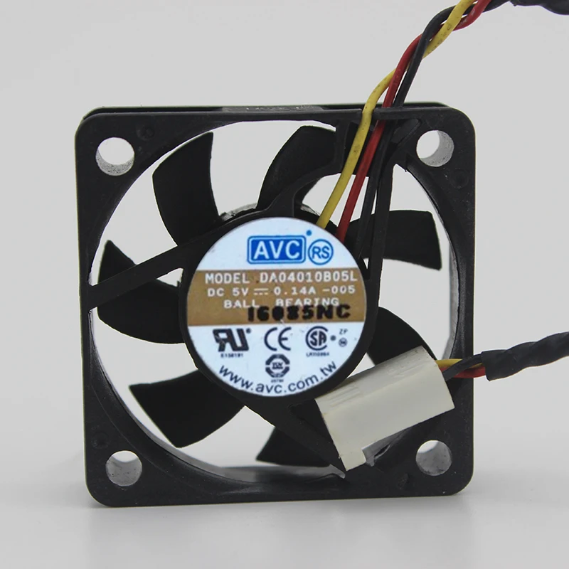 Оригинальный AVC DA04010B05L DC 5V 0.14A 3-Провода 4 см 40 мм 4010 двойной шариковый подшипник вентилятора охлаждения
Оригинальный AVC DA04010B05L DC 5V 0.14A 3-Провода 4 см 40 мм 4010 двойной шариковый подшипник вентилятора охлаждения
