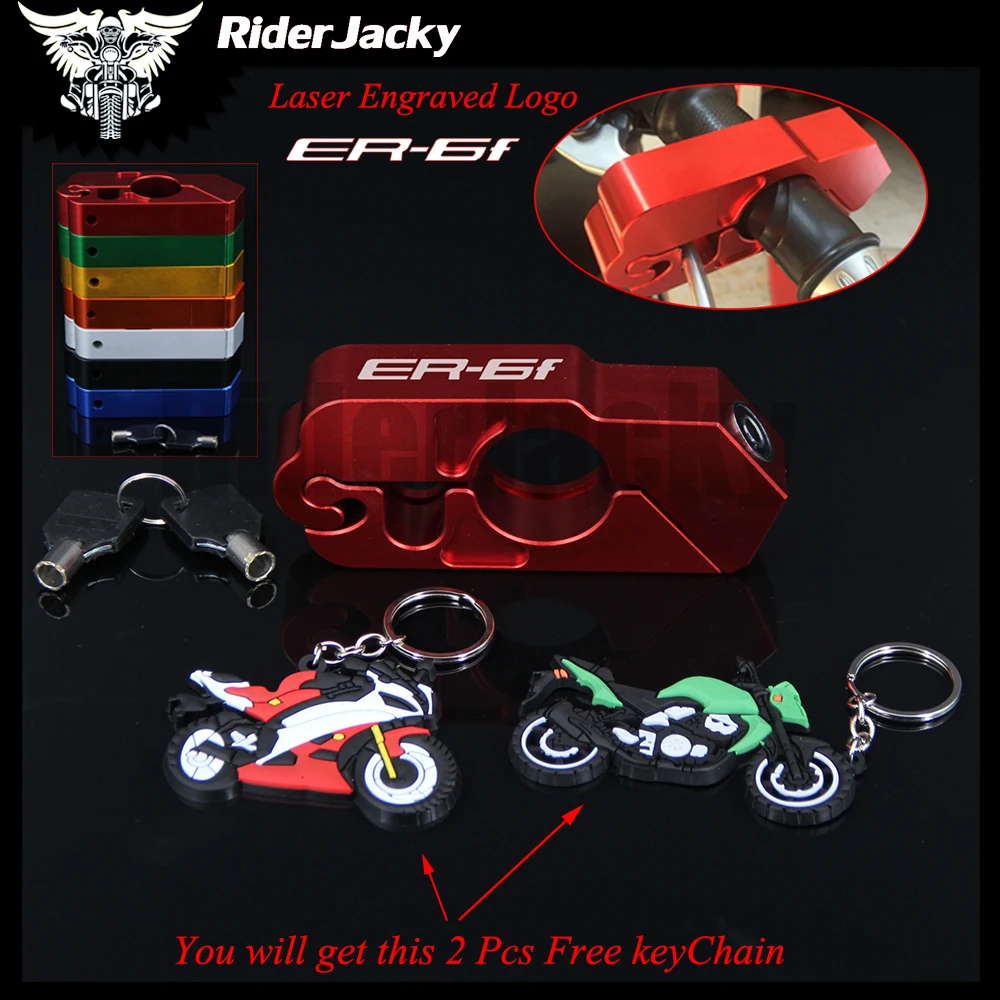 RiderJacky, тормозная муфта безопасности, защита от кражи, замок на руль мотоцикла для kawasaki NINJA 650R/ER-6F 2006-2018 2017
RiderJacky, тормозная муфта безопасности, защита от кражи, замок на руль мотоцикла для kawasaki NINJA 650R/ER-6F 2006-2018 2017